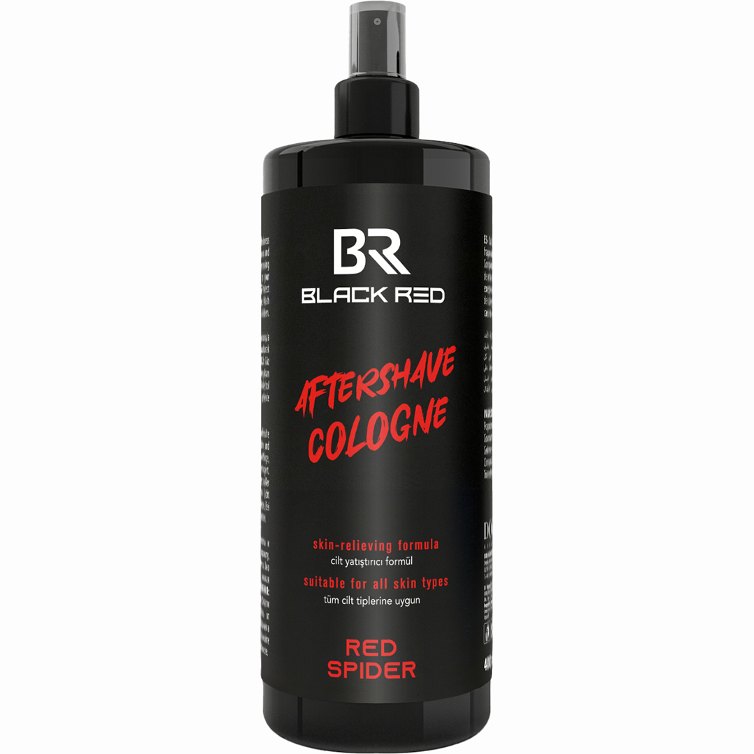 Black Red After Shave Cologne Red Spider 400ml