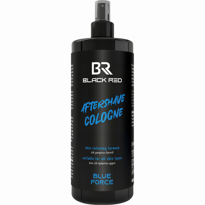 Black Red After Shave Cologne Blue Force 400ml