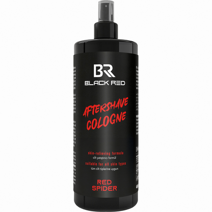 Black Red After Shave Cologne Red Spider 400ml