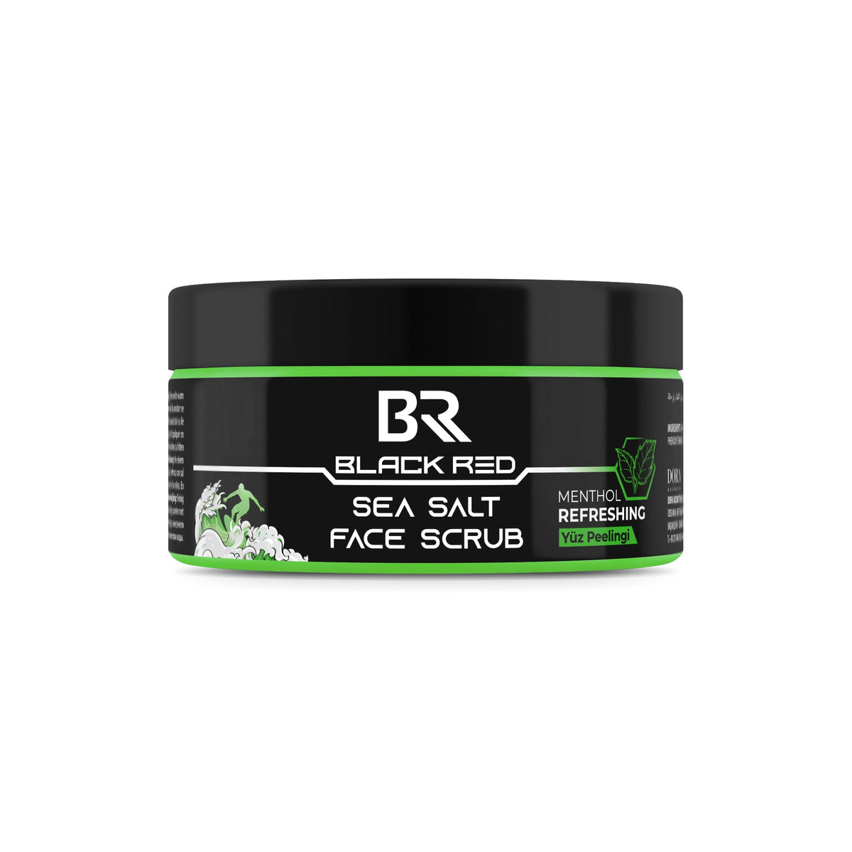 Black Red Sea Salt Face Scrub 220ml