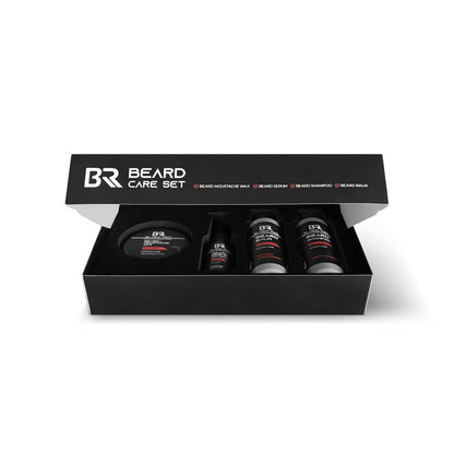 Black Red Beard Care Kit