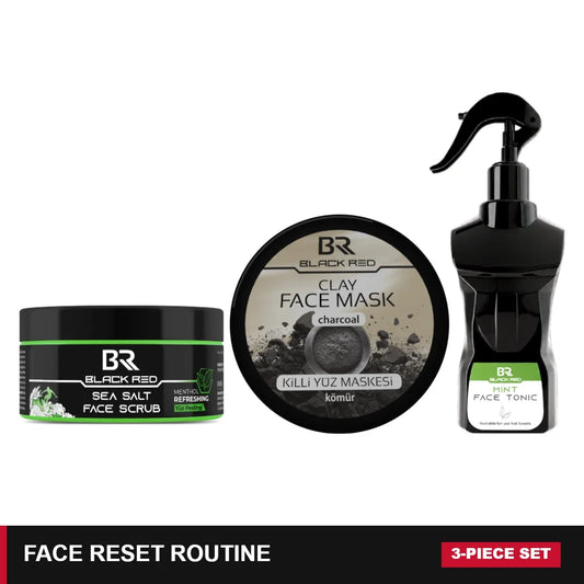 Black Red Face Reset Routine bundle