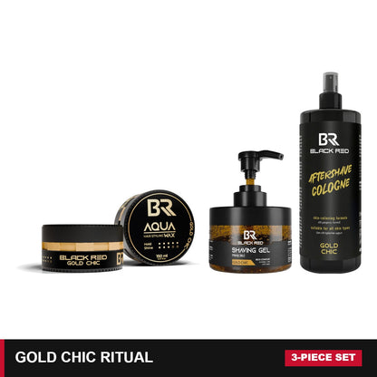 Black Red Gold Chic Ritual Set bundle