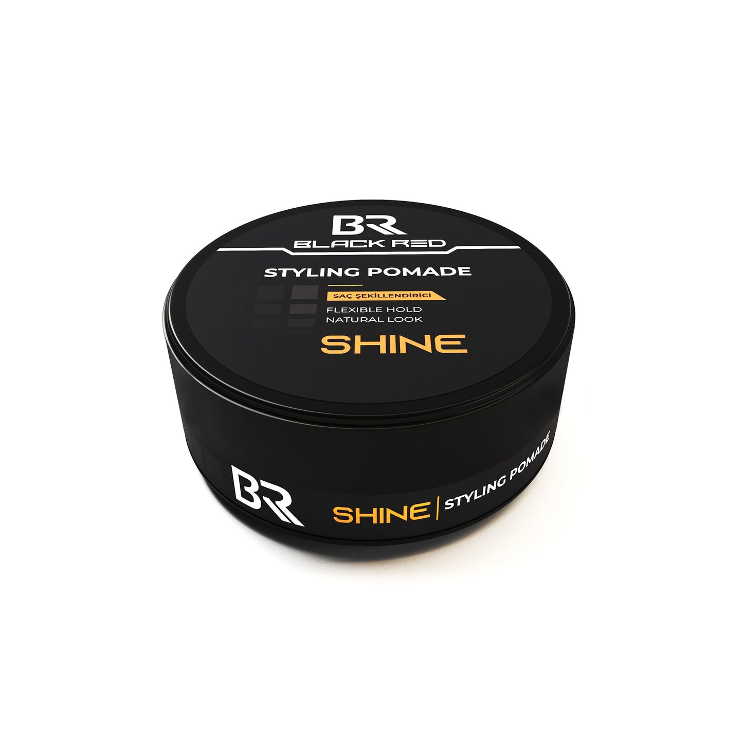 Black Red Styling Pomade Shine