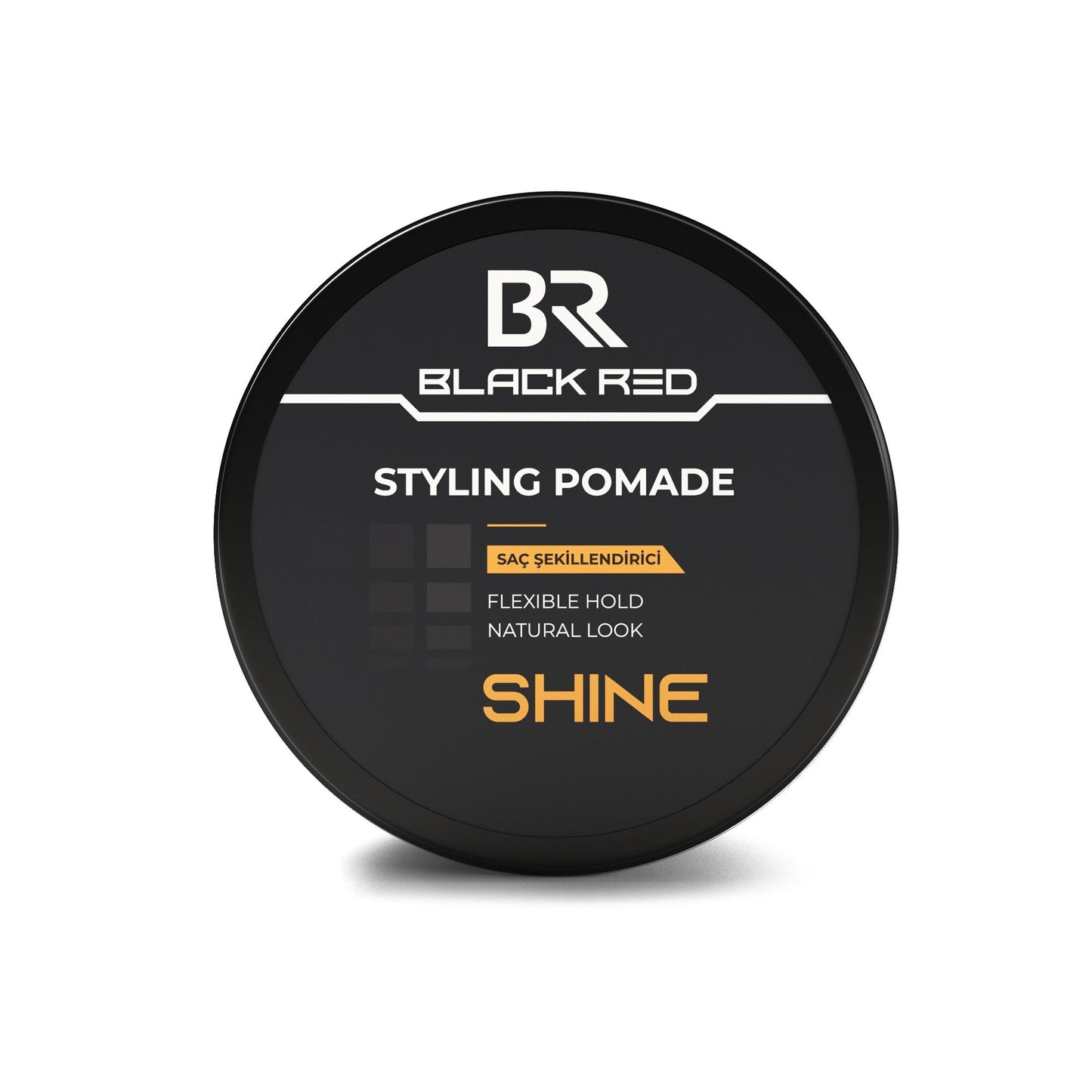 Black Red Styling Pomade Shine