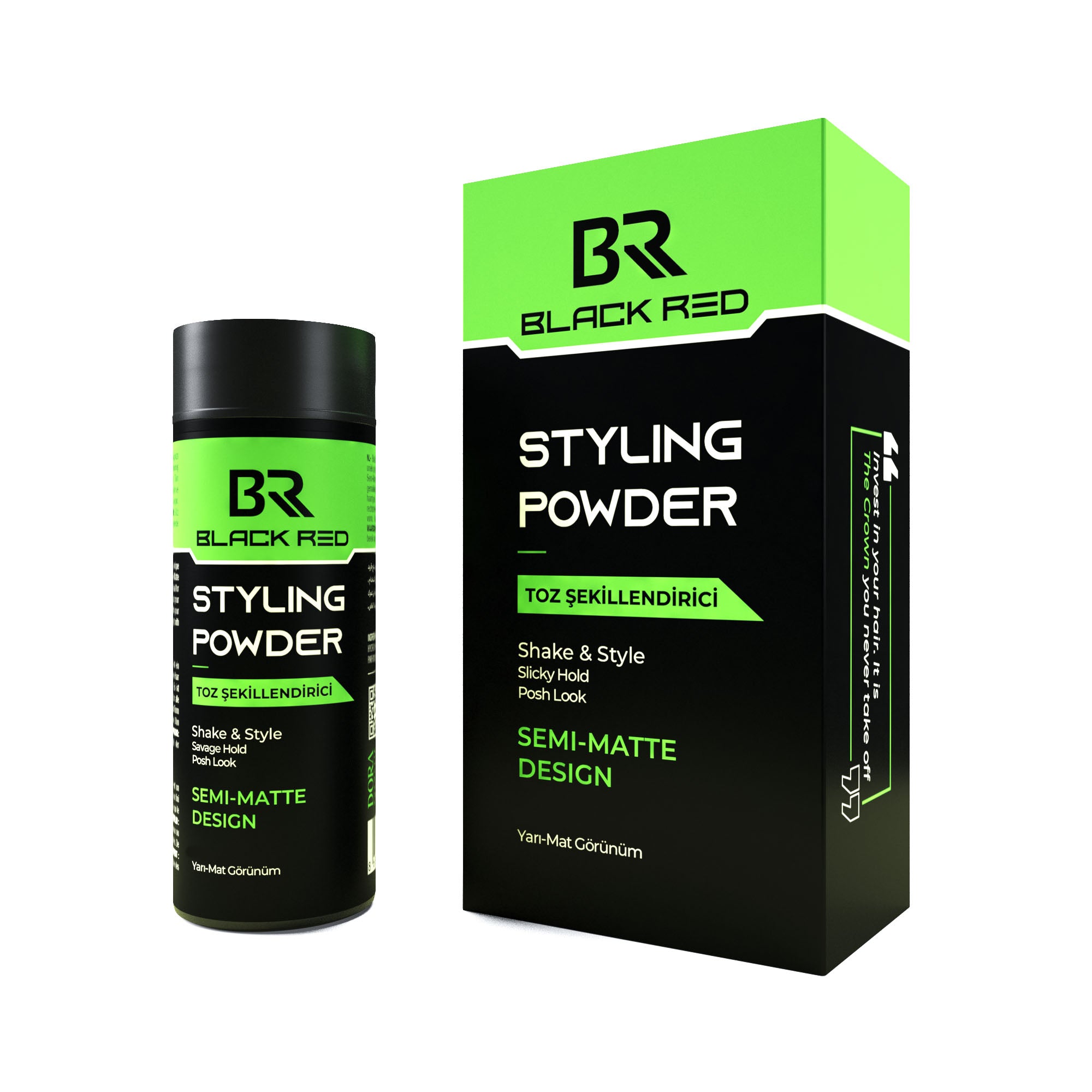 Styling Powder Semi-Matte Look 20gr | Natural Volume by Black Red ...
